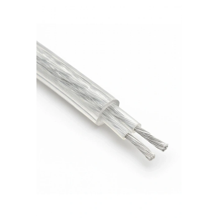 ŞEFFAF, Fişli Arapuarlı Kablo - Anahtarlı (2X0,50) Yassı Kablo - 4 Metre