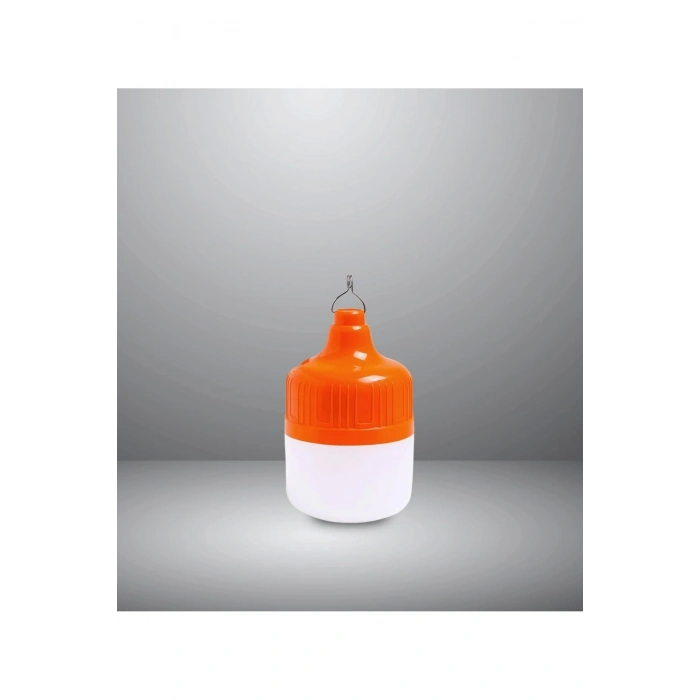 20W Usb Şarjlı Kamp Ampulü - Şarjlı Kamp Çadır Lambası 6500K