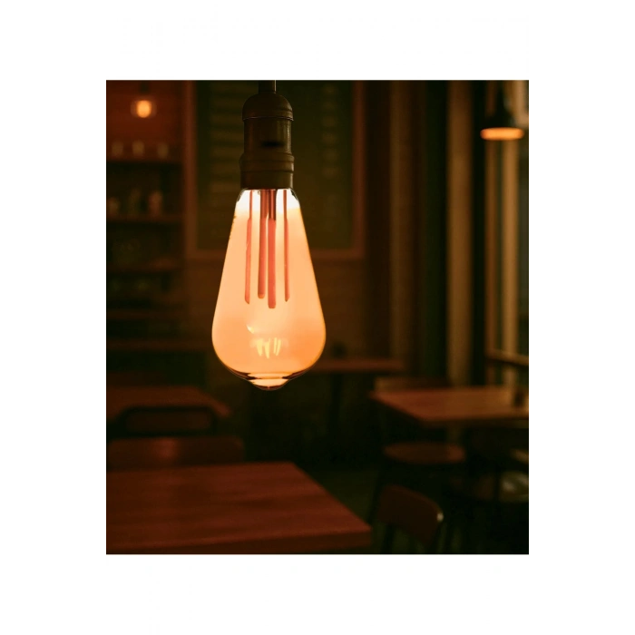 Armut Tasarım E27 Rustik Ampul Vintage Amber 2700K (4,5W - 500 Lümen)-(KIRILMAZ PLASTİK GÖVDE)