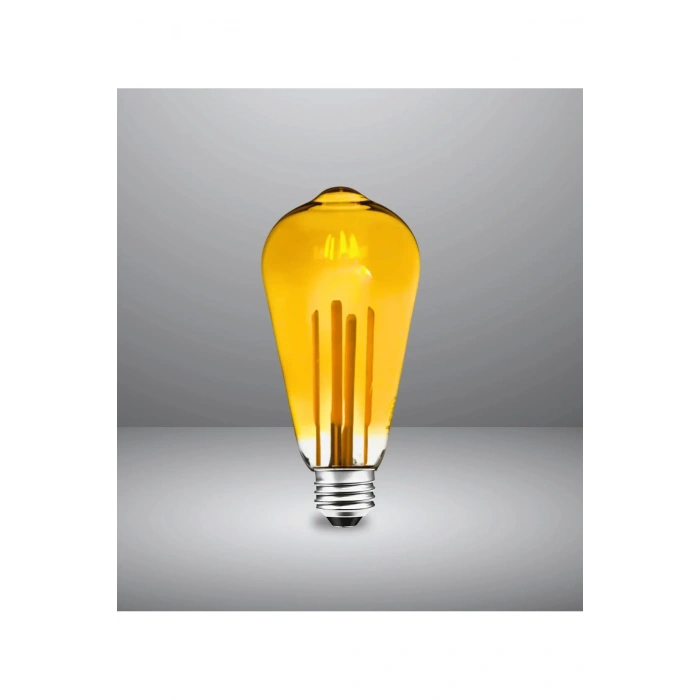 Armut Tasarım E27 Rustik Ampul Vintage Amber 2700K (4,5W - 500 Lümen)-(KIRILMAZ PLASTİK GÖVDE)