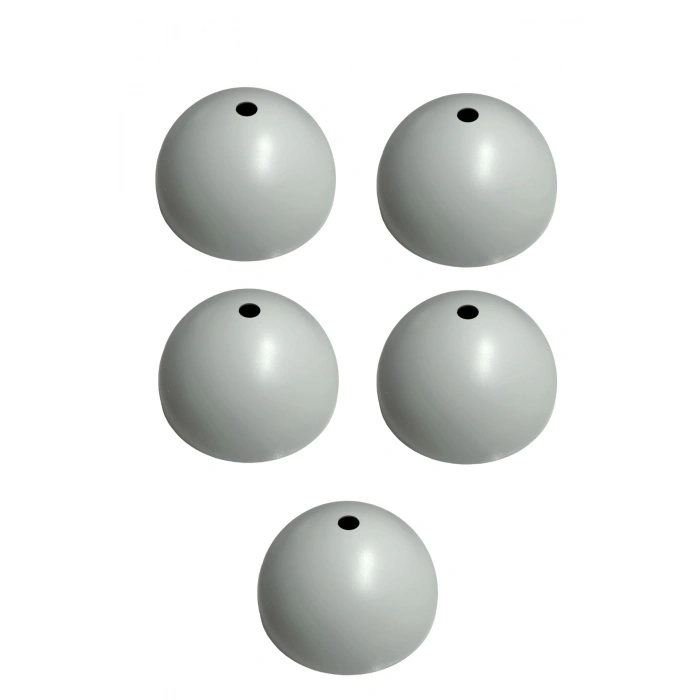 Tavan Rozansı (Sarkıt Avize ve Duy İçin) 10Cm Beyaz (5 Adet) Plastik