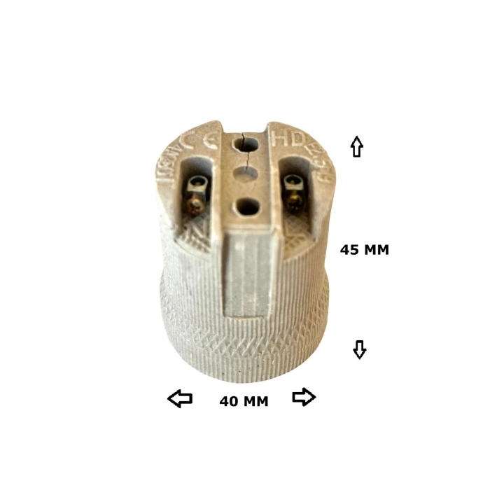 E27 Porselen Duy -(250V-4A) 5 Adet
