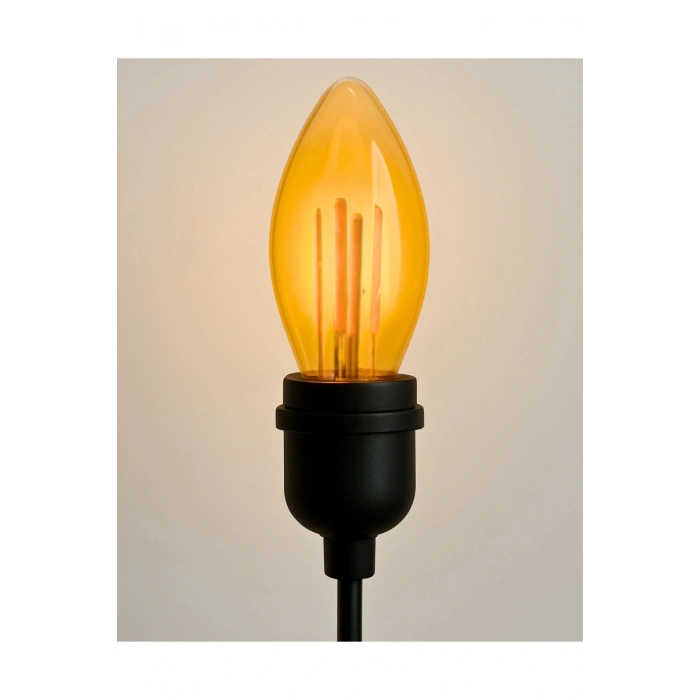 Buji Tasarım E14 Rustik Ampul Vintage Amber 2700K (5W - 400 Lümen)-(KIRILMAZ PLASTİK GÖVDE)