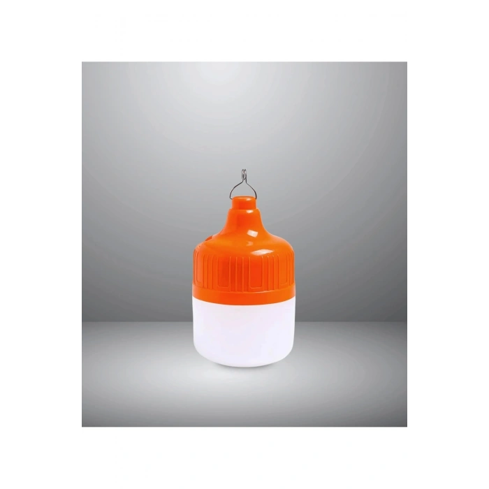 50W Usb Şarjlı Kamp Ampulü - Şarjlı Kamp Çadır Lambası 6500K