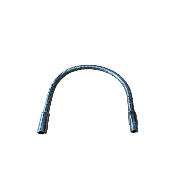 Metal Spiral Hortum (30cm-8mm) Krom Kaplama Masa lambası Aplik vb için (M10)