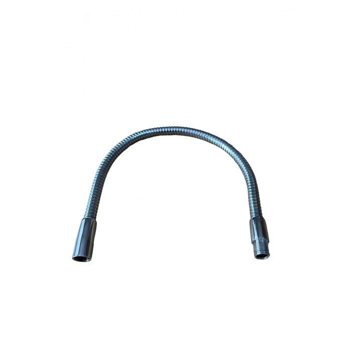 Metal Spiral Hortum (40cm-8mm) Krom Kaplama Masa lambası Aplik vb için (M10)