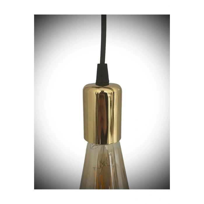 Sarkıt Lale Duy (Gold Renk) (AMPUL DAHİL DEĞİLDİR) 70cm Plastik