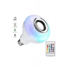 RGB Bluetooth Hoparlörlü Led Ampul 500 Lümen E27 Kumandalı