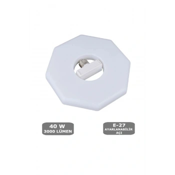 40W Armatür Ampul E27 Led Beyaz Renk (Ayarlanabilir Açı) 22CM