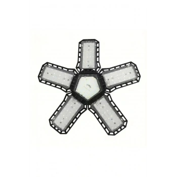 60W 5 Kanatlı Led Ampul E27 Yüksek Tavan Aydınlatma Beyaz Renk - 6600 Lümen