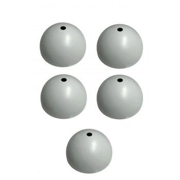 Tavan Rozansı (Sarkıt Avize ve Duy İçin) 10Cm Beyaz (5 Adet) Plastik