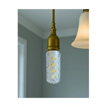 15W Dekoratif Kristal Ampul E27 Led Uzun (Gün Işığı 4000K) (1600 Lümen)