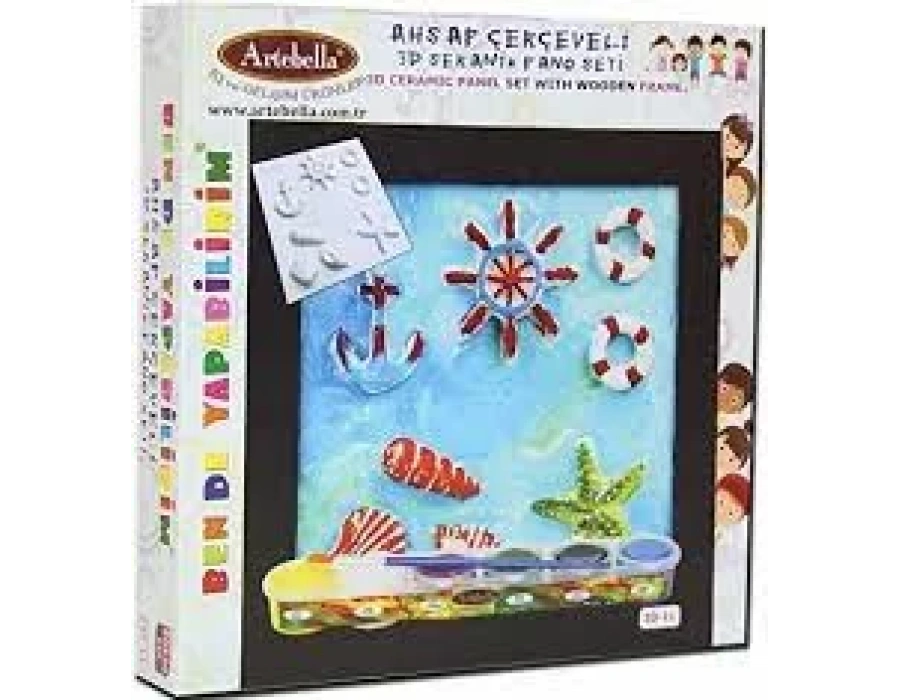 3d-11 Artebella Seramik Boyama Seti 20x20 Cm