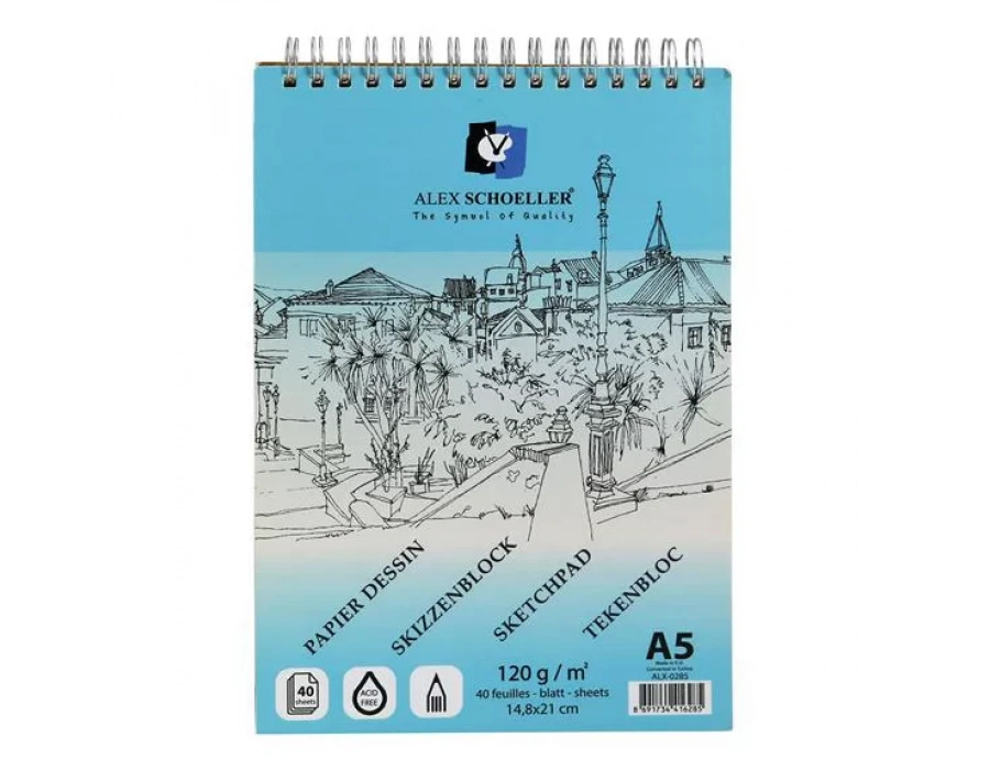 ALX.A4 120 GR 40.LI ESKİZ SPR. BLOK ALX0278