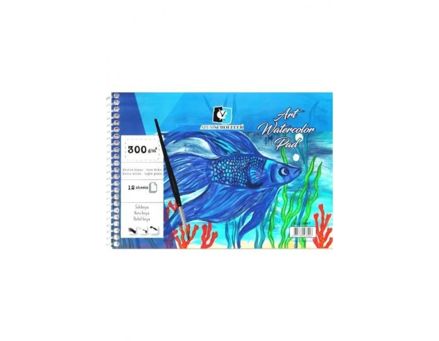 ALX.A5 300 GR 12.Lİ SPR ART SULU BOYA DFT.ALX-3947