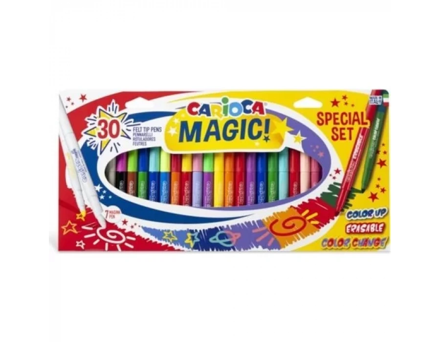 CARİOCA SİHİRLİ KEÇELİ BOYA KALEMİ 30LU ÖZEL SET