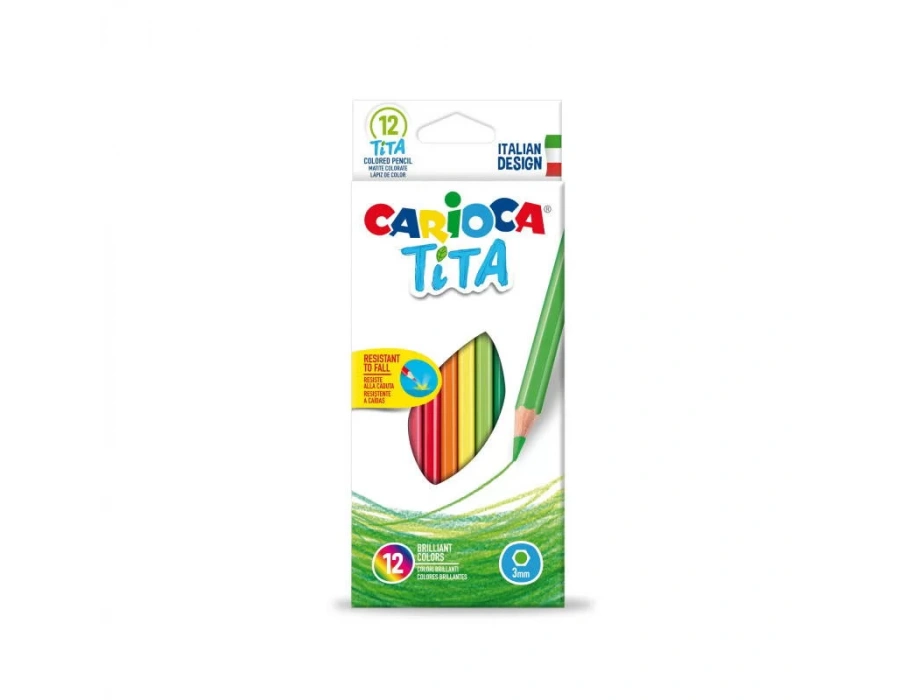 CARİOCA TİTA KURU BOYA KALEMİ 12Lİ