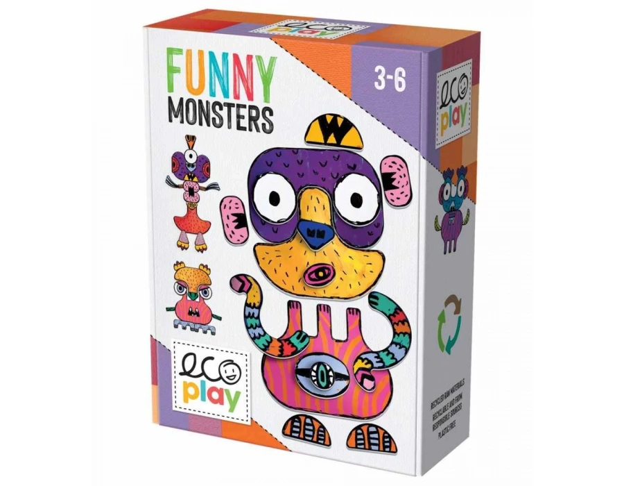 HEADU ECOPLAY FUNNY MONSTERS (3-6 YAŞ)