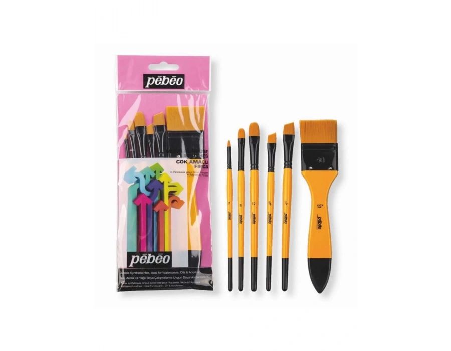 Pebeo Fırça Seti 6 Lı SET-22