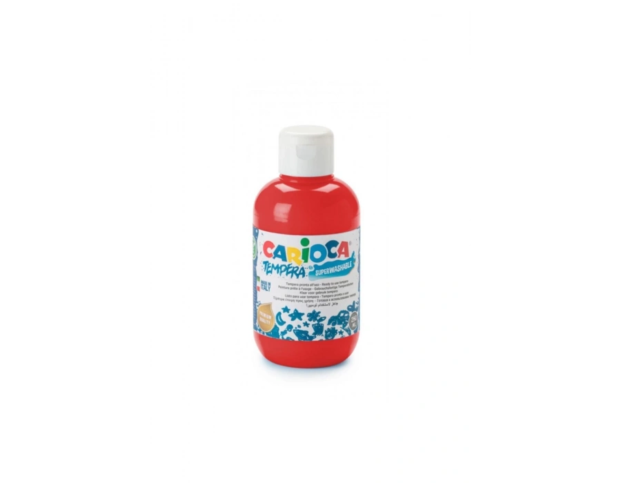 Tempera Boya (SÜPER YIKANABİLİR) 250ml - Kırmızı
