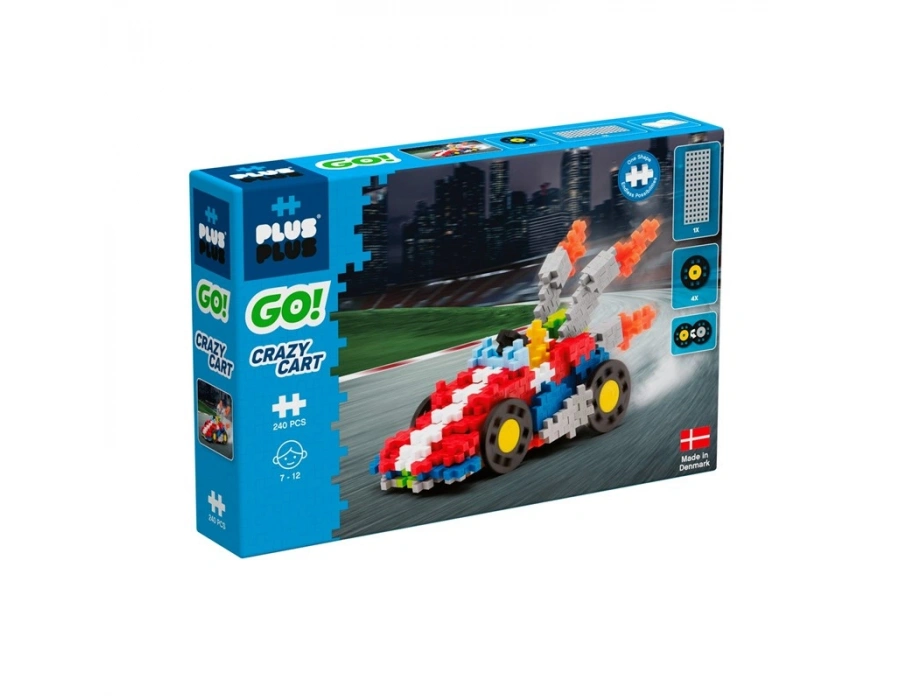 PLUS-PLUS GO CRAZY CART / 240 PCS