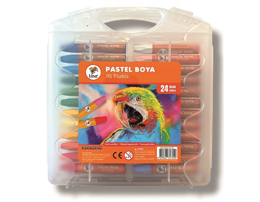 LİNO YAĞLI PASTEL BOYA 24LÜ