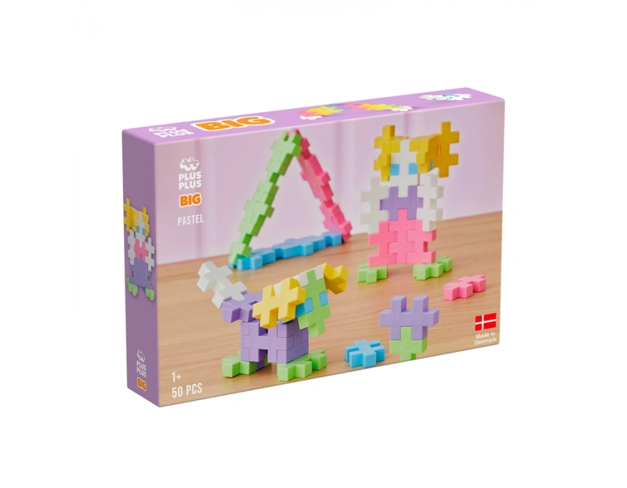 PLUS-PLUS BIG PASTELMİX / 50 PCS TUBE