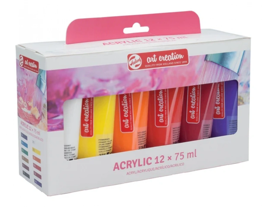 Talens Art Creation Acrylic colour set | 12 x 75 ml
