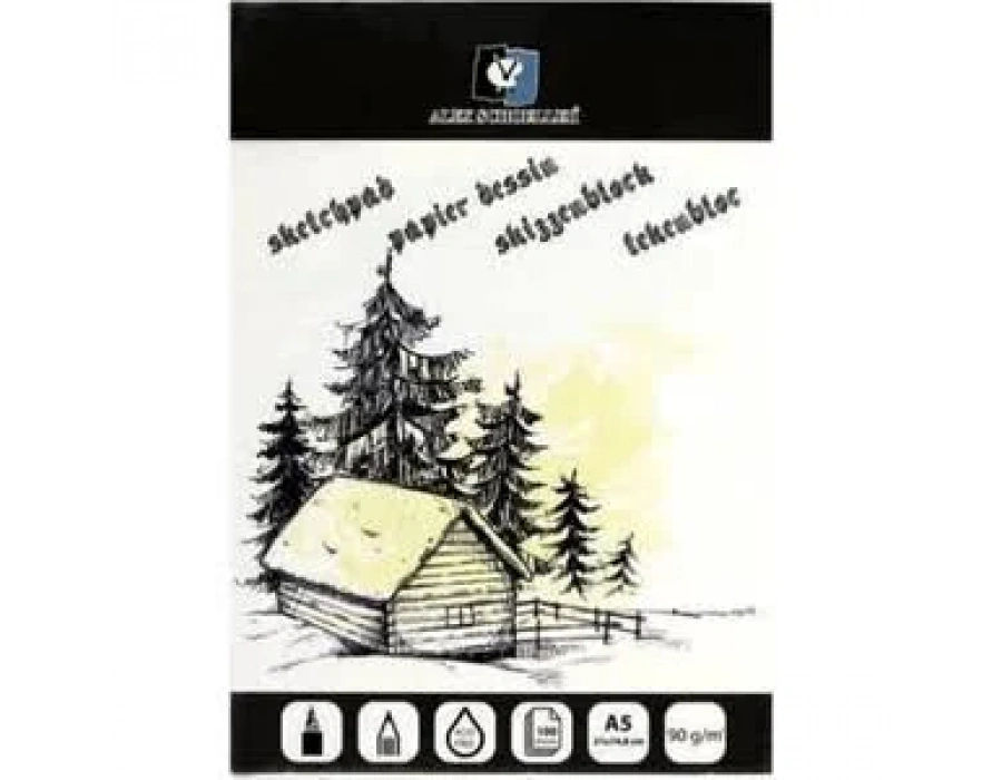 Alex Schoeller Sketch Book 20X20 Cm 160 Gr Dik Beyaz