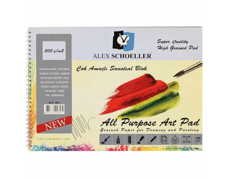 ALX.25x35cm.200gr15Lİ ÇOK.AMÇL SP.RSM.DFT.ALX-893