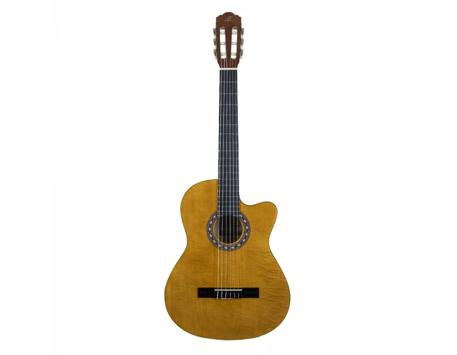 Barcelona LC 3900 CYW Kahverengi Cutaway Klasik Gitar