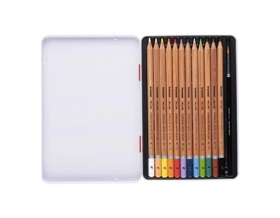 Bruynzeel Expression Aquarelle Kuru Sulu Kalem Boya Seti 12 Renk