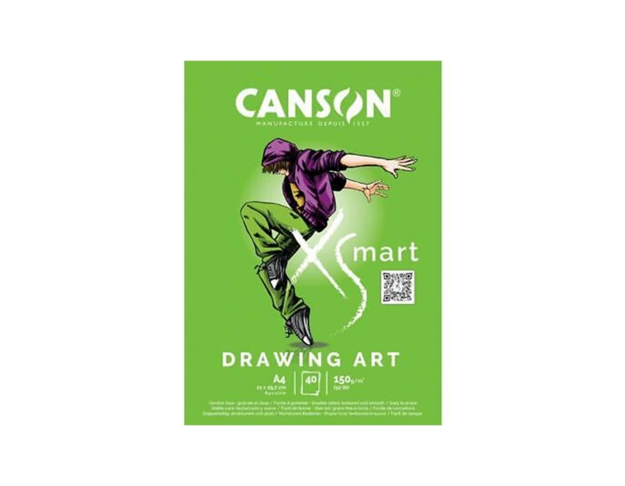 Canson Xsmart A4 150 Gr Drawing Art Çizim Defteri 40 Yp 32250p002