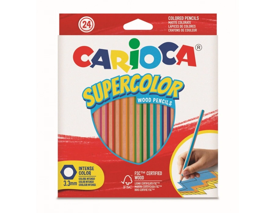 CARİOCA SUPERCOLOR KURU BOYA KALEMİ 24 lü
