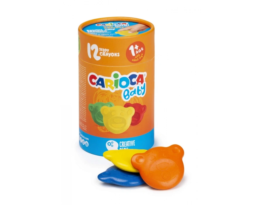 CARİOCA TEDDY BEBEK CRAYONS 12Lİ +1 YAŞ