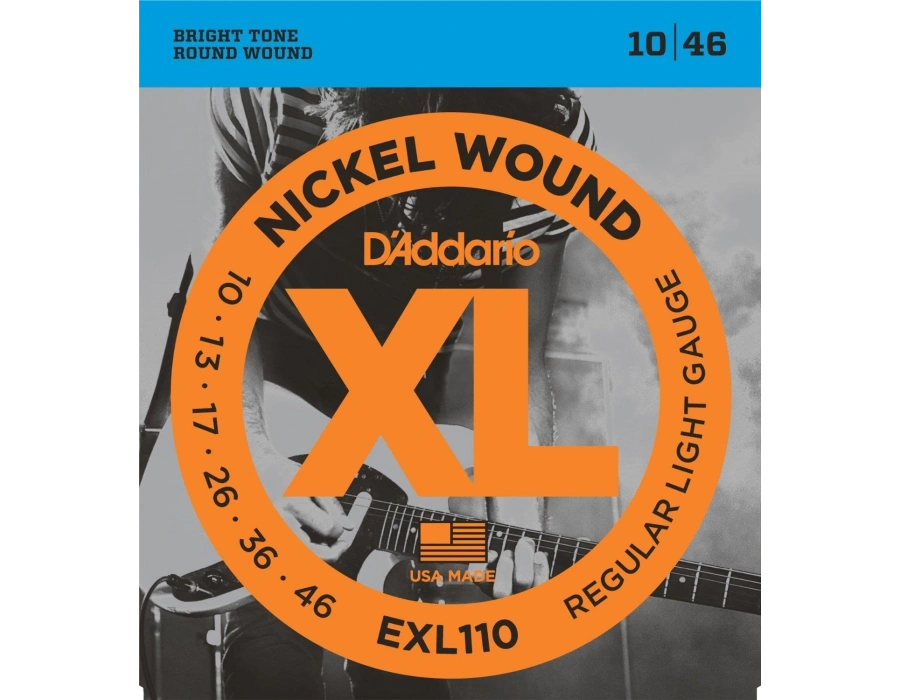 DADDARİO EXL110 ELEKTRO GİTAR TEL SETİ, XL, 10-16, NICKEL WOUND, SU
