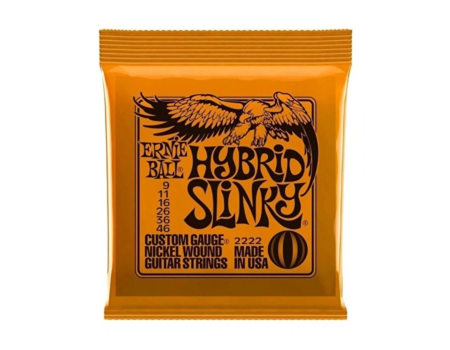 Ernie Ball P02222 Hybird Slinky Nickel 09-46 Elektro Gitar Teli