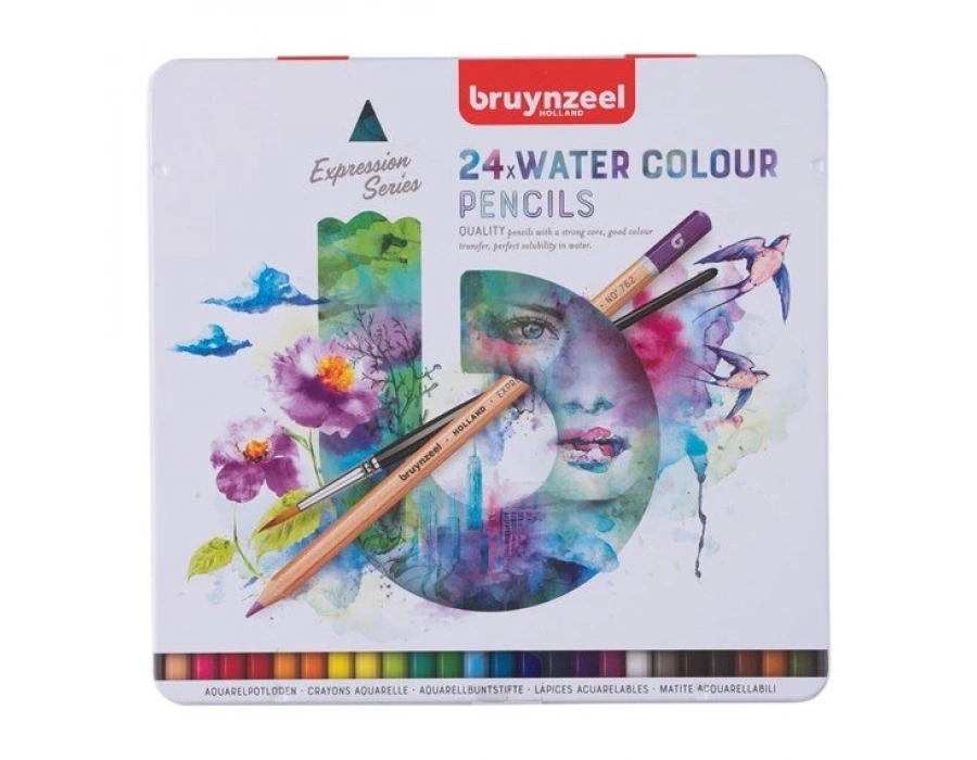 Expression Aquarelle Kuru Sulu Kalem Boya Seti 24 Renk