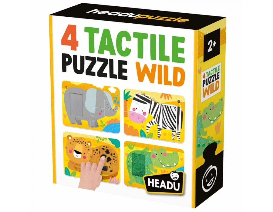 HEADU 4 TACTILE PUZZLE FARM (+2 YAŞ)