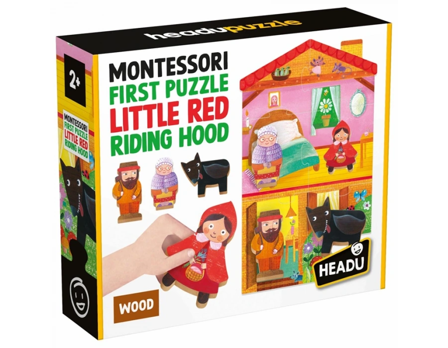 HEADU MONTESSORI FIRST PUZZLE LITTLE RED RIDING HOOD