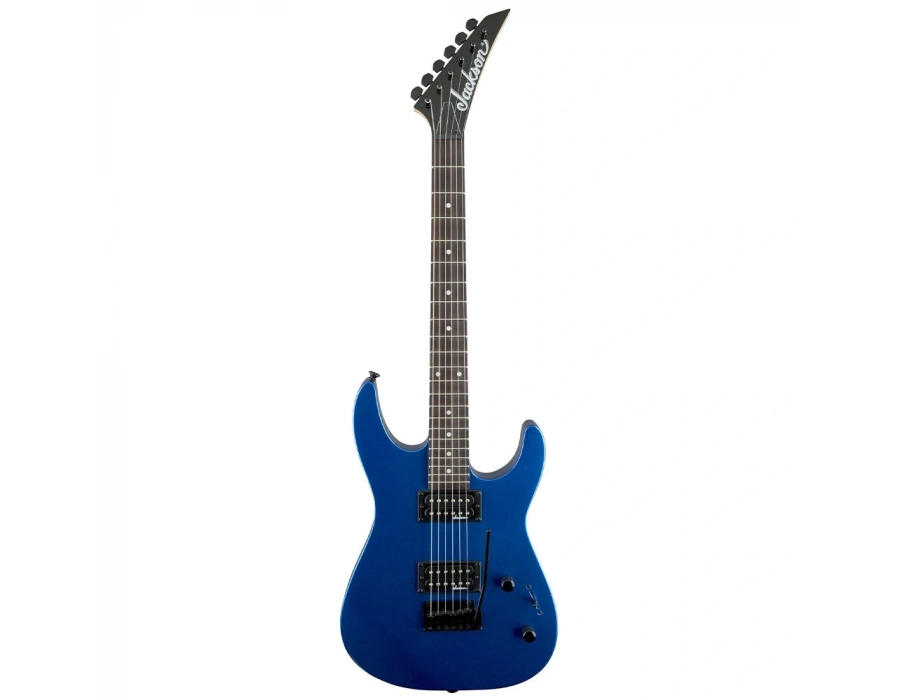 Jackson JS11 Dinky 2-Point Tremolo Amaranth Klavye Metallic Blue Elektro Gitar