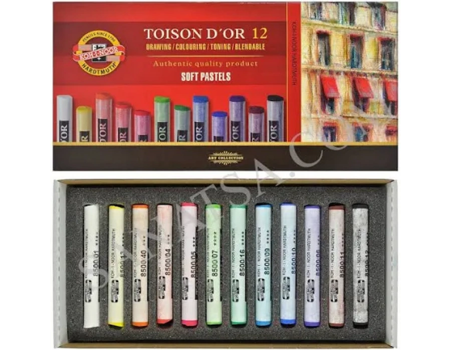 Kohinoor Toison Dor Soft toz Pastel Boya 12 Renk