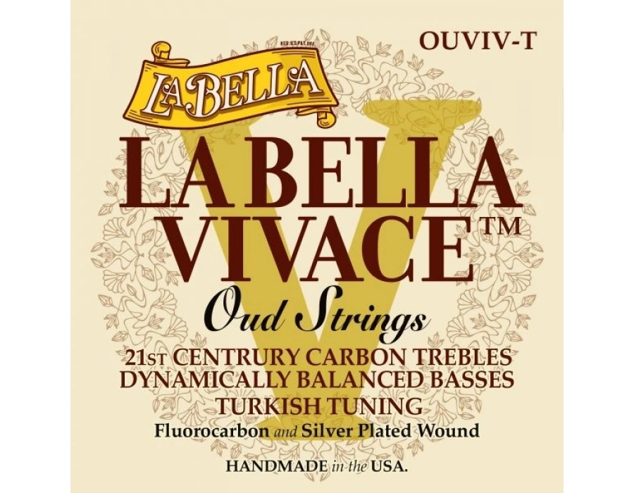 La Bella OUVIV-T Vivace Karbon Ud Teli (Türk Sistem)