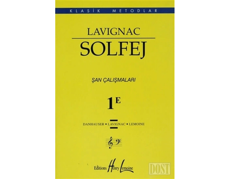 Lavignac Solfej 1E (Küçük Boy)