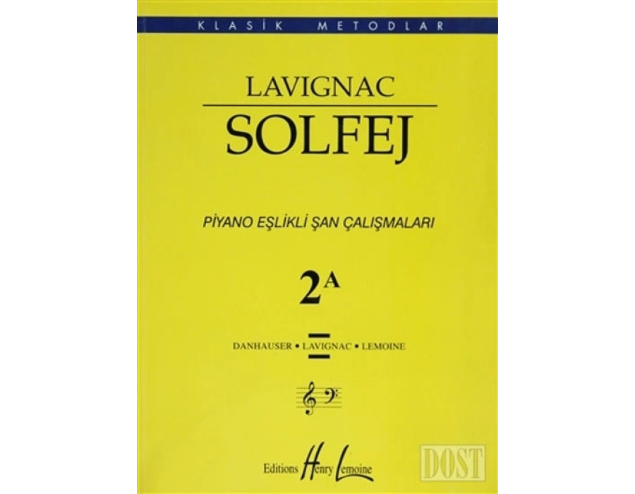 Lavignac Solfej 2A PİYANO EŞLİKLİ