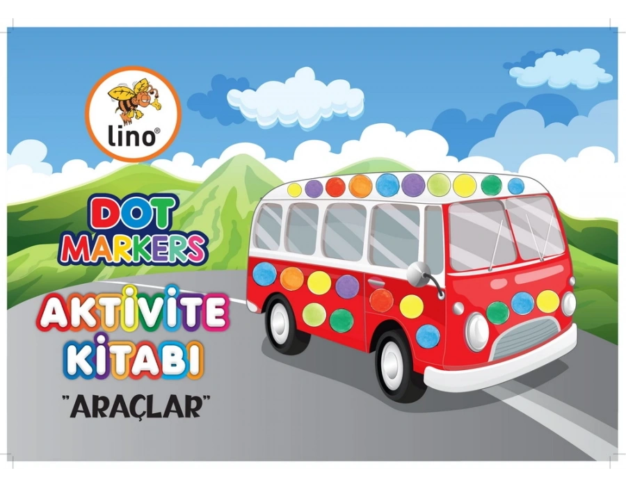 LİNO DOT MARKERS BOYAMA KİTABI ARAÇLAR