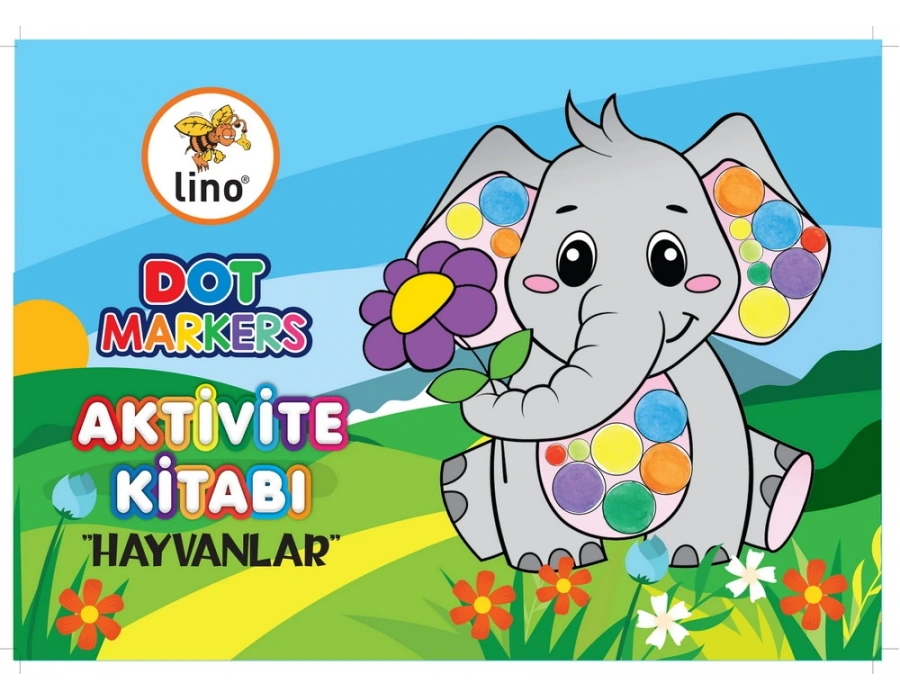 LİNO DOT MARKERS BOYAMA KİTABI HAYVANLAR