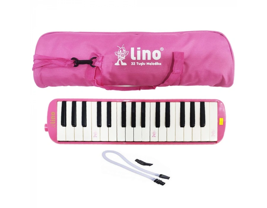 LİNO MELODİKA 32 TUŞLU BEZ ÇANTA PEMBE