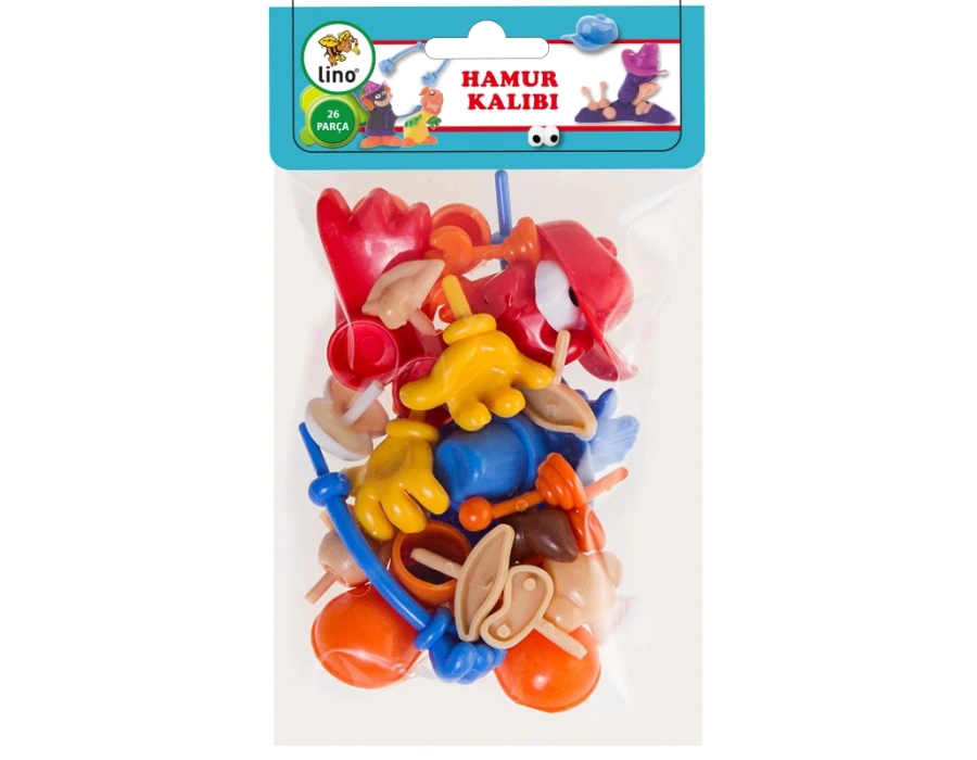 LİNO OYUN HAMURU KALIBI 26 PARÇA