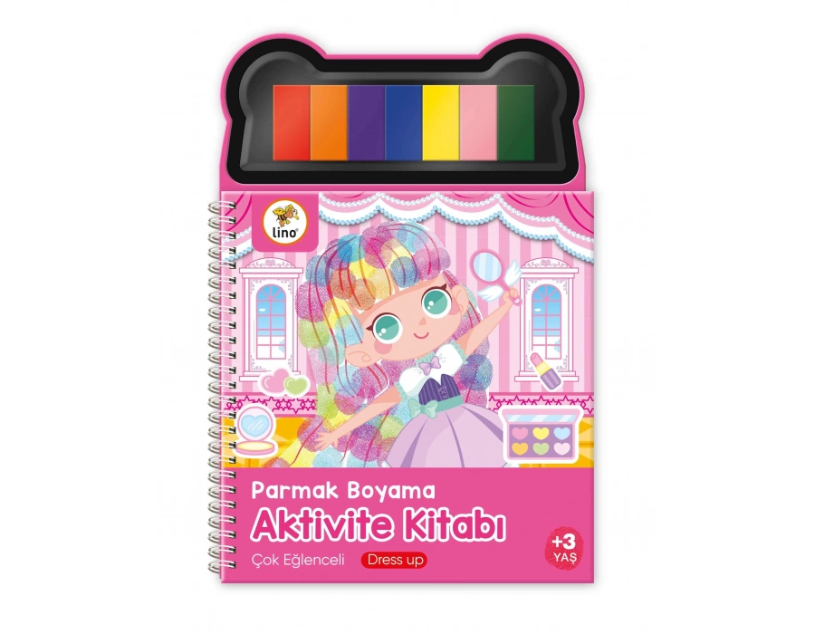 LİNO PARMAK BOYAMA AKTİVİTE KİTABI DRESS UP